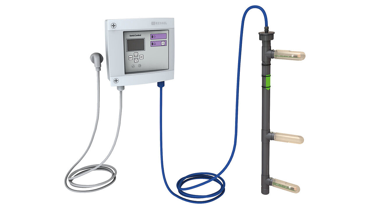 SonicControl automatic measuring device for light liquid separators SonicControl automatic measuring device for light liquid separators