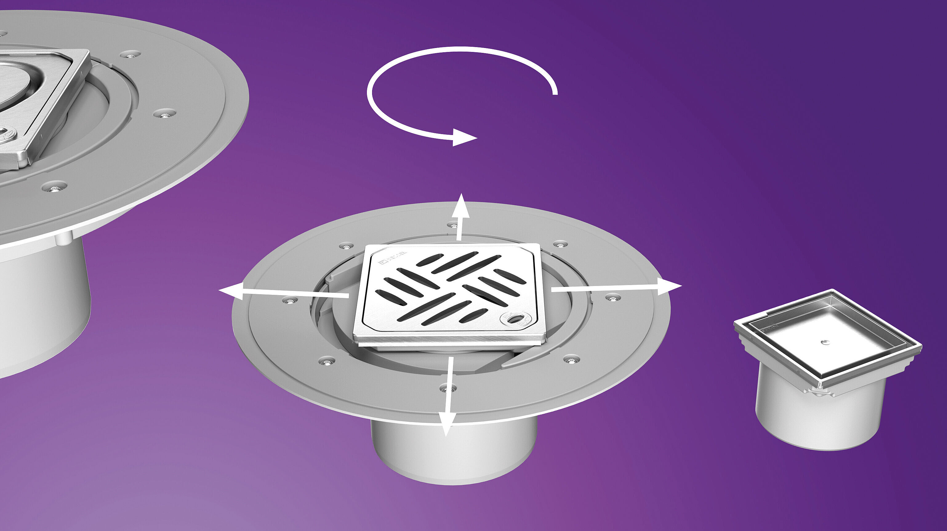 Variofix - for flexible installation Variofix - for flexible installation