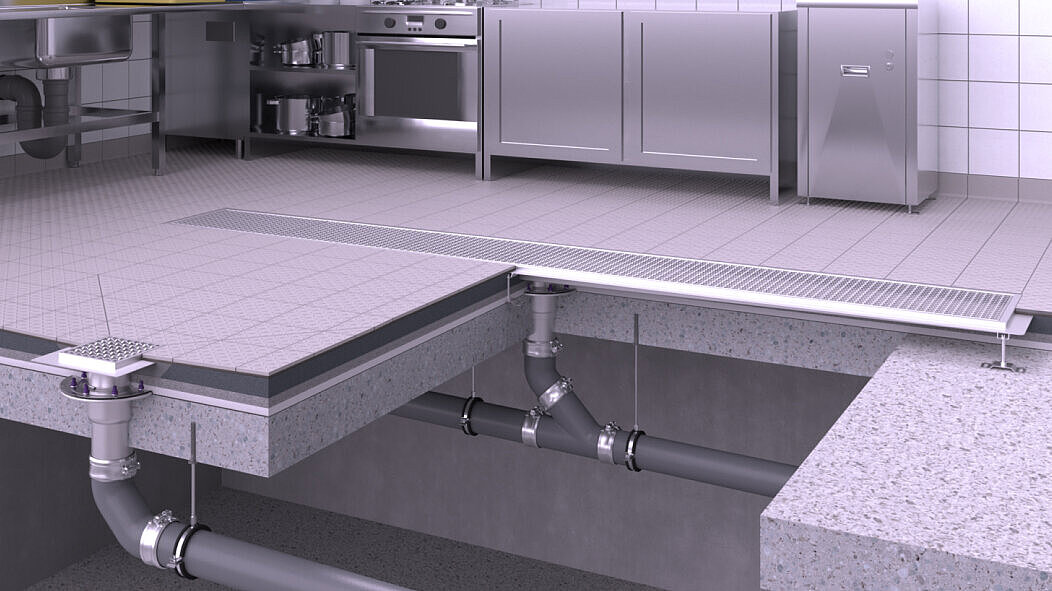 Installation guidelines for stainless steel drains in commercial kitchens Installation guidelines for stainless steel drains in commercial kitchens