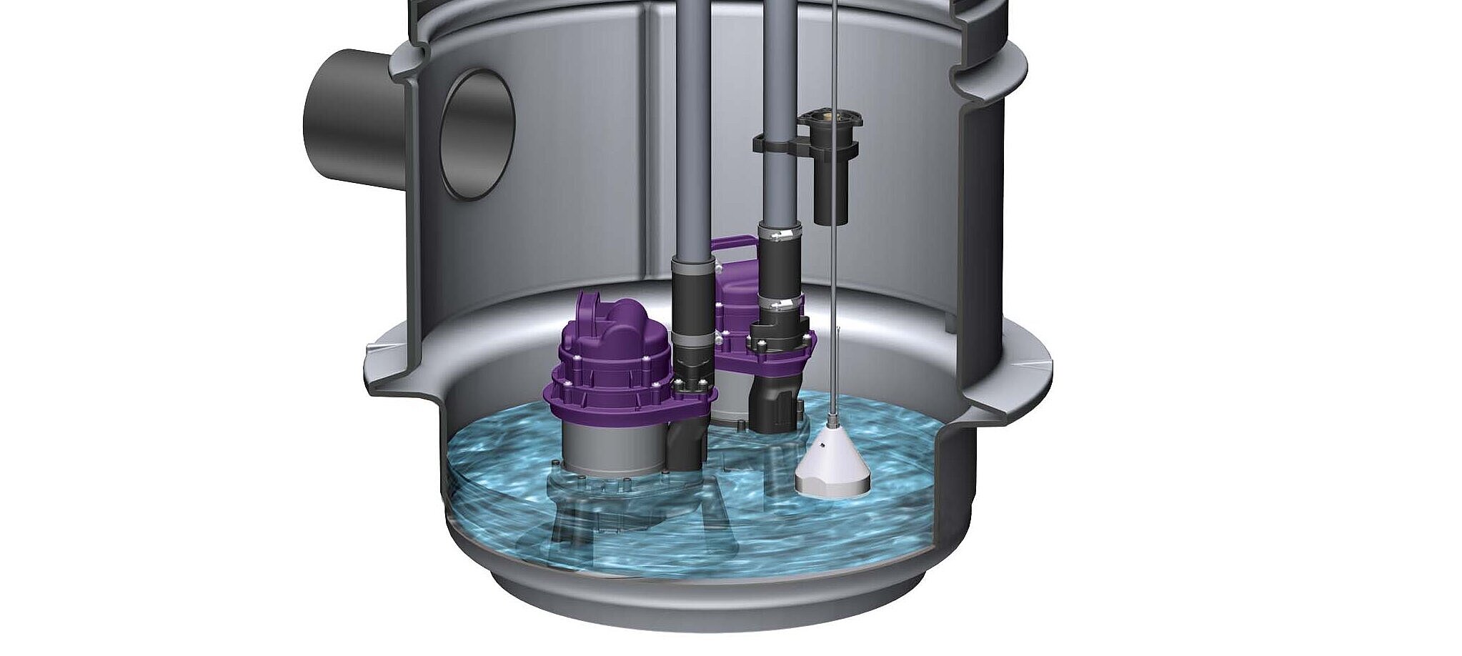 Aquapump Medium pumping station, pressure sensor and pumps Aquapump Medium pumping station, pressure sensor and pumps
