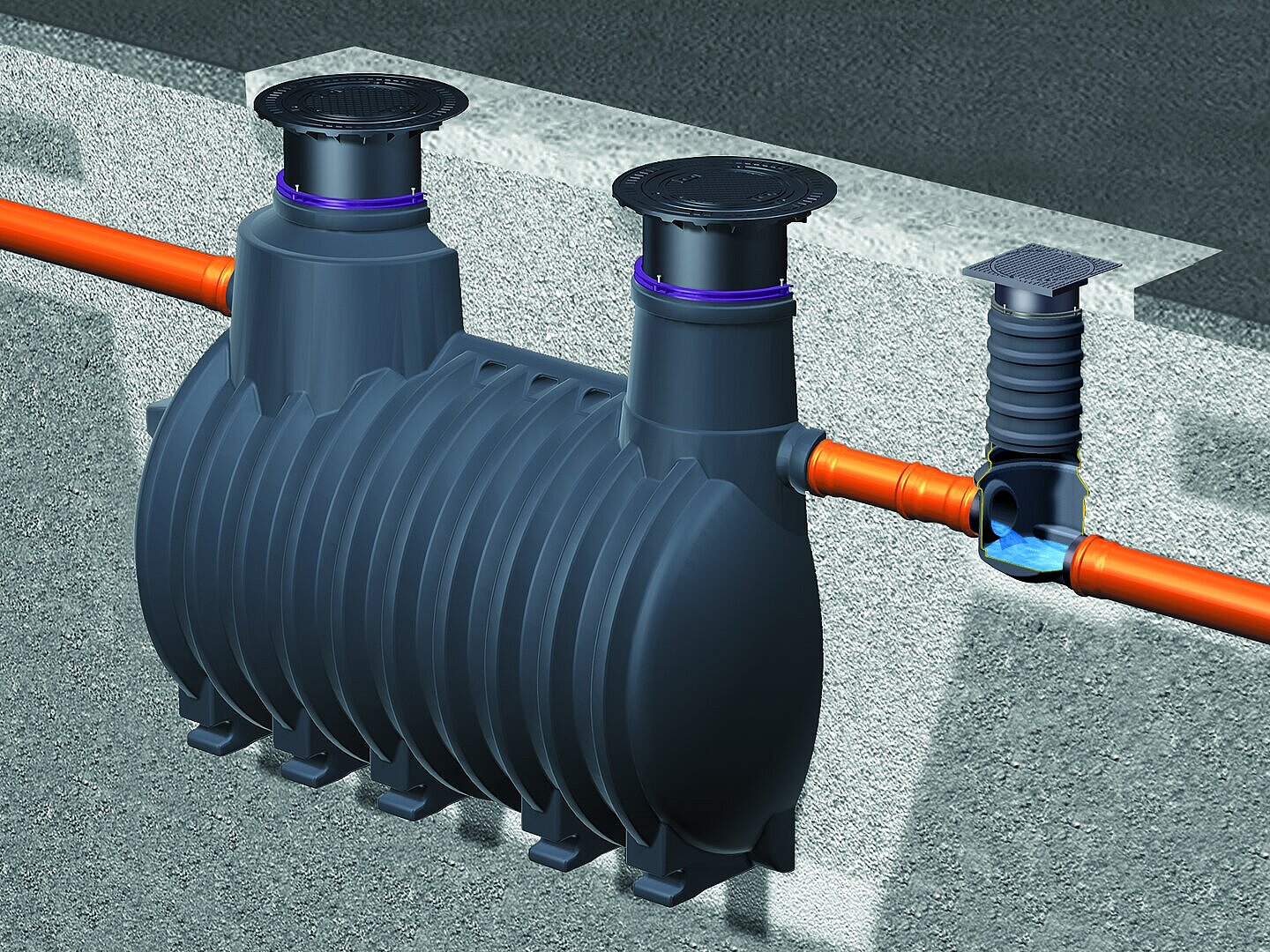 Installation diagram of EasyStarch ground starch separator Installation diagram of EasyStarch ground starch separator