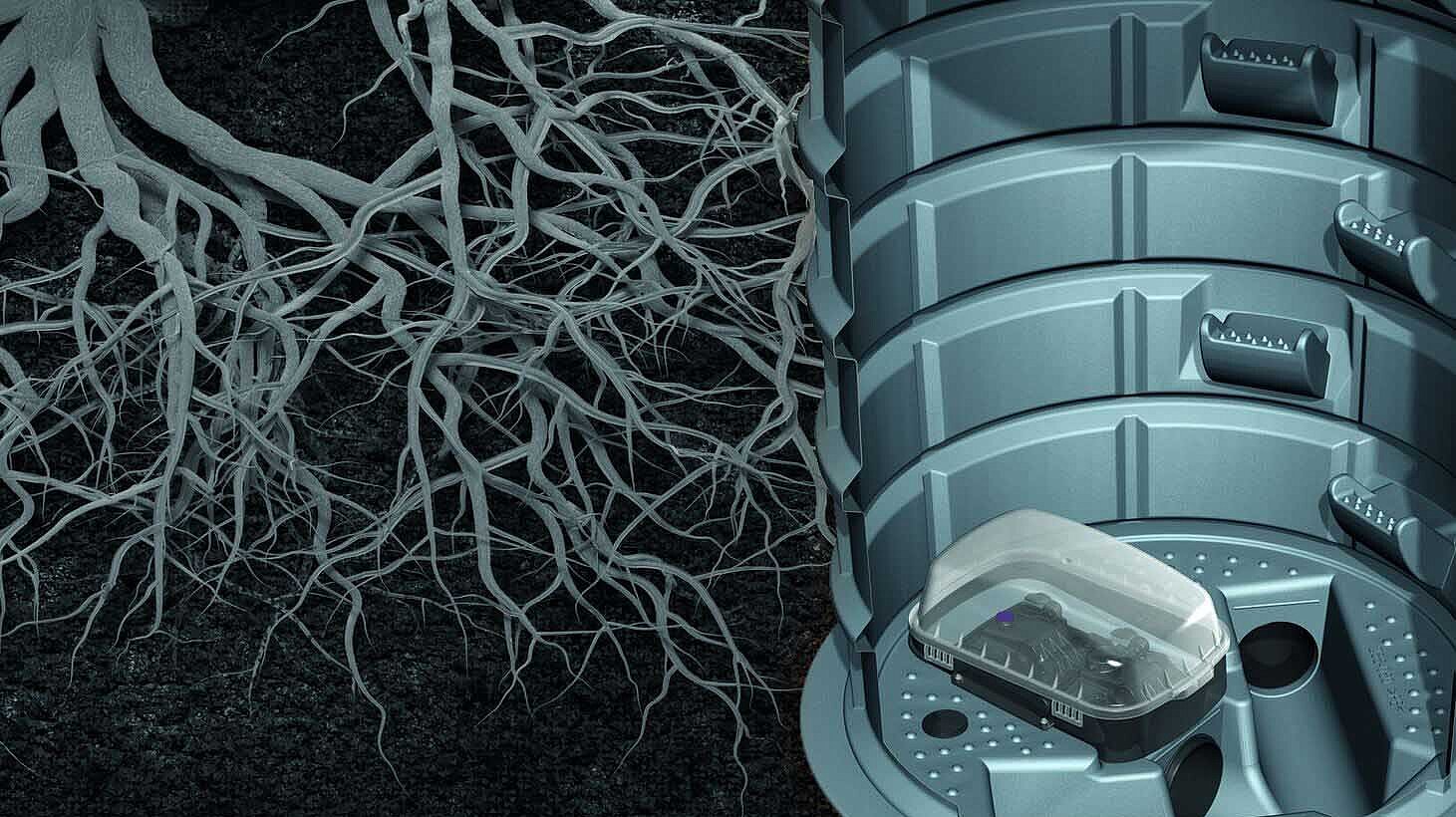 Permanently leak-proof and root-resistant thanks to the monolithic design Permanently leak-proof and root-resistant thanks to the monolithic design